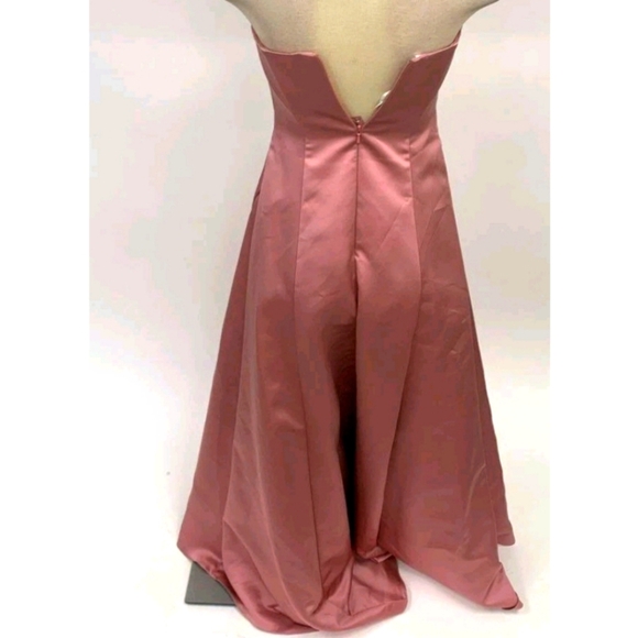 David's Bridal Pink Gown - Picture 6 of 11